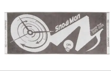 페이스타월 Snow Man ON 음고지신 온 snowman