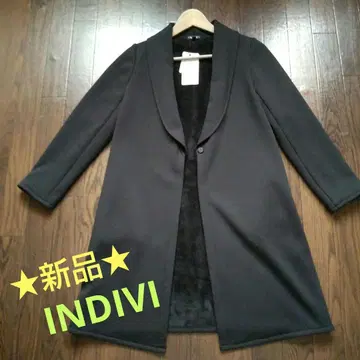 새상품 INDIVI 인디비 코트 블랙 36 사이즈