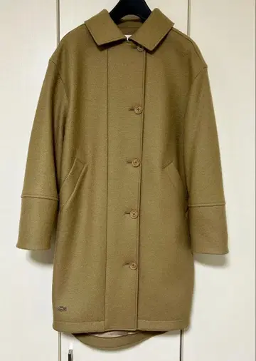 LACOSTE 베이지 코트 S