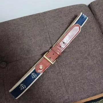 브룩스브라더스 골든 플리스 패턴 벨트