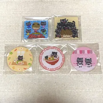 키요 15주년 복권 G상 키요 고양이 아크릴 배지 전종