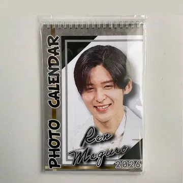 새상품 SnowMan 메구로 렌 2026 탁상 달력 사진 달력 메메