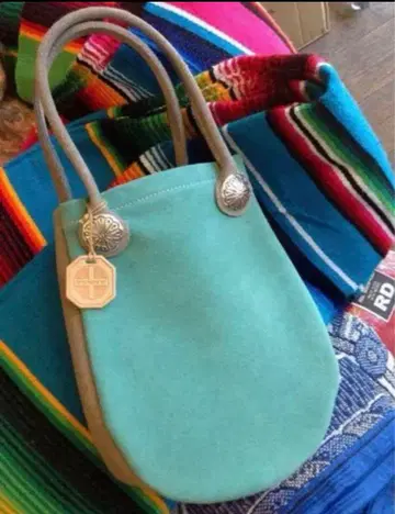 FUNNY * ROUND TOTE MINT GREEN