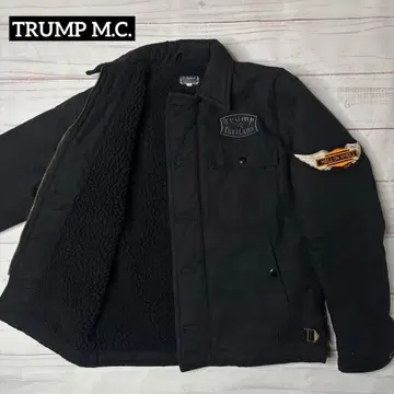트럼프 모터사이클 와펜 부착 A-2 덱 자켓