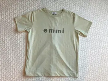 [ emmi ] 백산 로고 T셔츠 라임 요가웨어 emmi yoga