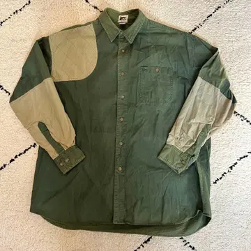 Duxbak 올리브 그린 긴팔 헌팅 셔츠 XL 사이즈