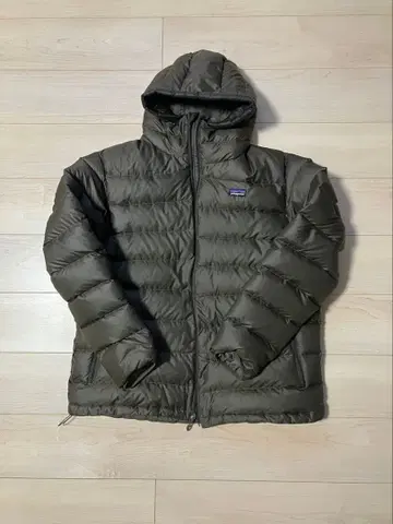 파타고니아 하이 로프트 다운 XL 올리브 카키 그린 피츠로이