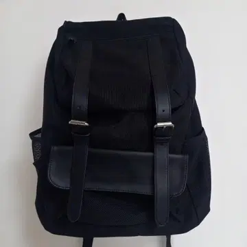 캐주얼 블랙 백팩 백팩