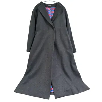 핀레이슨 안감이 아름다운 가볍게 걸칠 수 있는 가운 코트 L