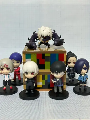 도쿄 구울 미니 피규어 컬렉션 6개 + 보너스 부품 컴플리트 세트