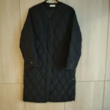 PLST 퀼팅 다운 코트