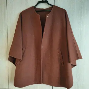 자유구 라이트 리버 판초 다크 카멜 38