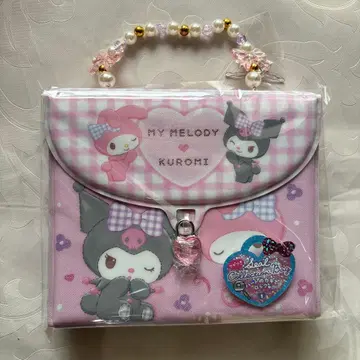 산리오 열쇠 달린 씰 컬렉션 백 마이멜로디 쿠로미 씰북