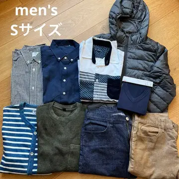 가을 겨울 의류 묶음 판매 남성용 S 사이즈 유니클로, 코엔 등