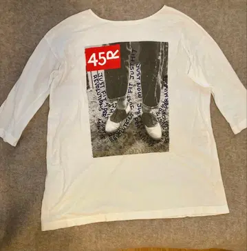 45R 그래픽 프린트 T셔츠