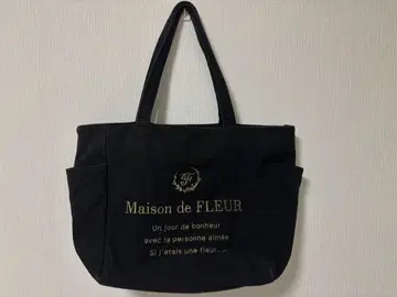 Maison de FLEUR 메종 드 풀르 사이드 포켓 M 토트백