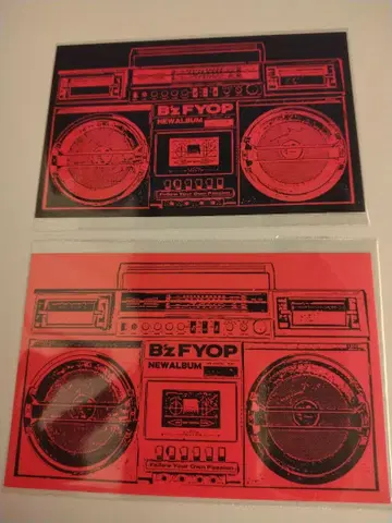 B'z 라이브 회장 한정판 FYOP 스티커 2종 CD LIVE 구매 혜택