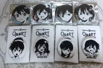 OMORI 코믹스 캔뱃지 묶음 판매
