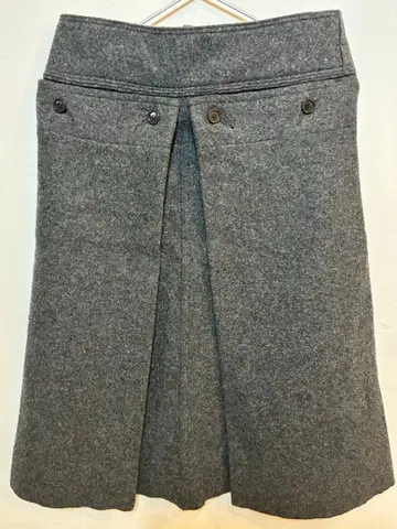 주카 zucca 울 디자인 스커트 S