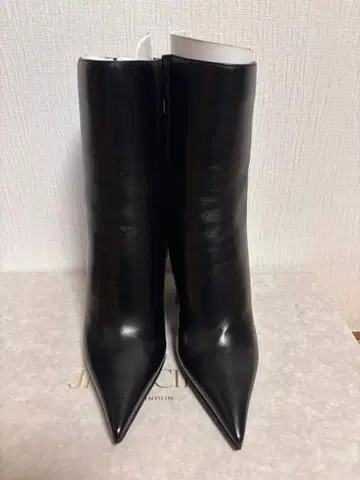 JIMMY CHOO 블랙 스틸레토 부츠