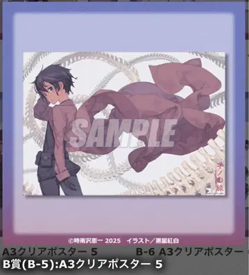 키노의 여행 A3 클리어 포스터 B상(B-5)