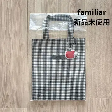[ 미사용 새상품 ] familiar 패밀리아 깅엄 체크 백