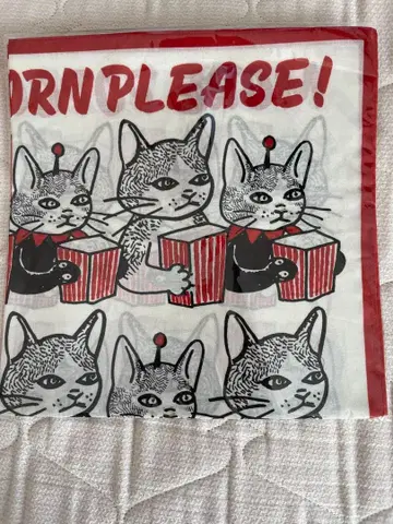 보리스 잡화점 히구치 유코 팝콘 리필 반다나