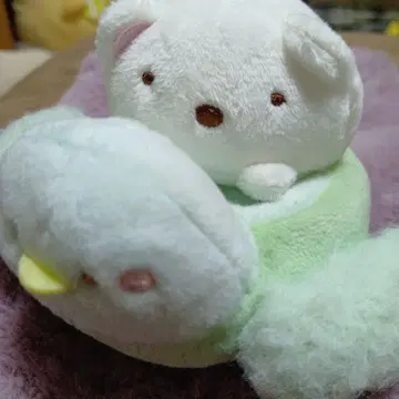 스미코구라시 시로쿠마와 새 봉제 인형 약 15cm