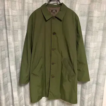 APC 스텐카라 코트 올리브 그린