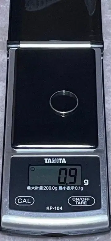 플라티나 반지 7호 0.9g