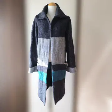 ATELIER SIX 멀티 컬러 롱 가디건