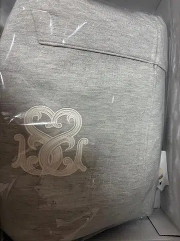 SNIDEL 볼륨 후드티 그레이 라메