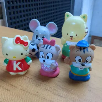 쇼와 레트로 저금통 캐릭터 5체 세트