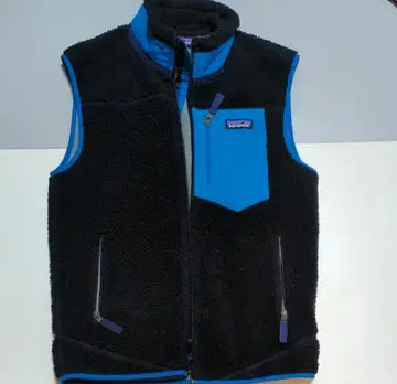 patagonia 레트로X 베스트 플리스 베스트 S 블랙/블루