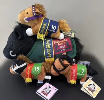 서러브레드 컬렉션 봉제 인형 아리마 기념 다카라즈카 기념 4종