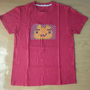 어디든지 함께 트로 도트 그림 T셔츠 당시 물건