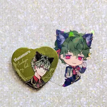 악마고양이 하나마루 난자타운 미니게임 경품 2종 세트