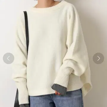 스픽 앤 스팬 Spick&Span 돌먼 롱 리브 니트 울