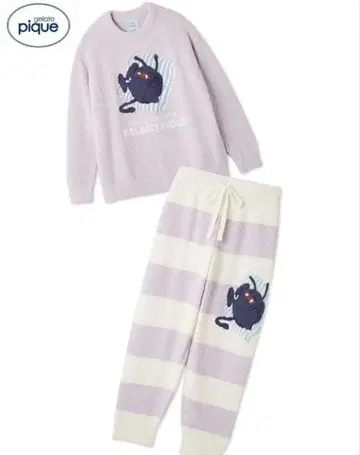 젤라피케 드래곤 퀘스트 베비모코 풀오버 & 보더 롱 팬츠 세트