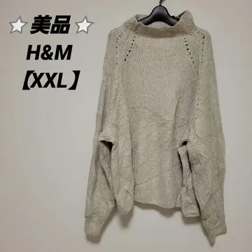 새상품급 H&M 베이지 터틀넥 니트 [ XXL ] 여성용