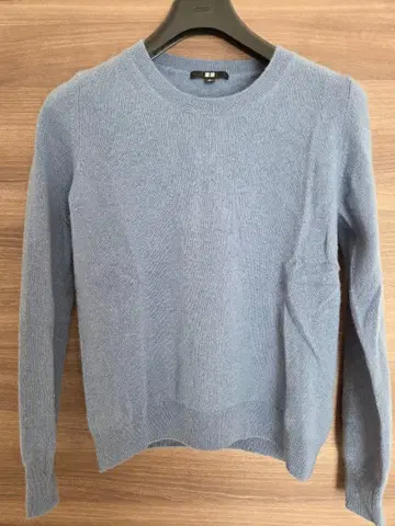 유니클로 캐시미어 블루