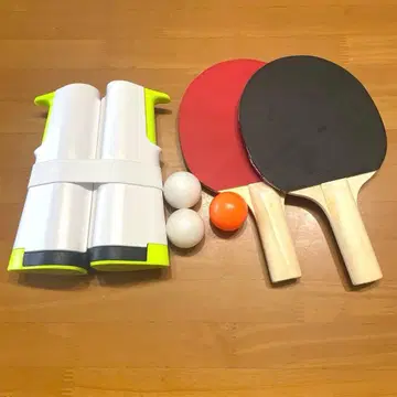 ARTENGO 탁상 탁구 라켓 세트 공 3개 포함
