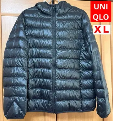 UNIQLO 울트라 라이트 다운 다운 자켓 수납 봉투 포함 XL 블랙