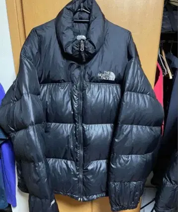 THE NORTH FACE 블랙 다운 자켓 XL