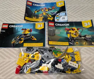 9 레고 LEGO 3IN1 크리에이터 해저 탐사 로봇 31090