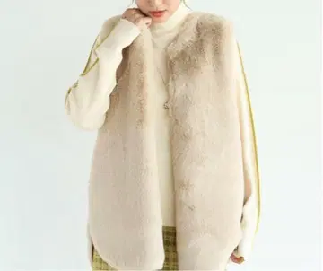 야마다야 스콧 클럽 Vin 샌드베이지 리버서블 퍼 베스트