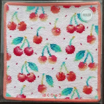 [ WEB 한정판 완판템 ] 페이러 체리 도트 손수건