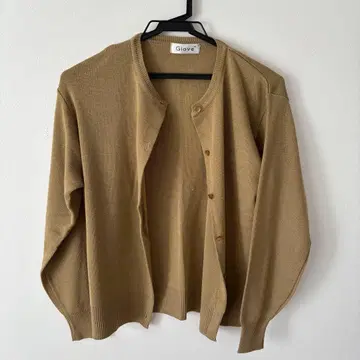 새상품급! Giove PERU GREENO 린넨 니트 가디건 M 사이즈