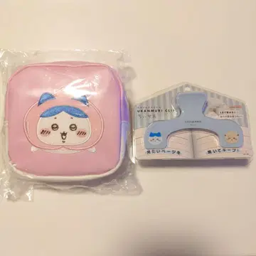 치이카와 CW 스퀘어 파우치 쇼비도 우칸무리 클립 하치와레