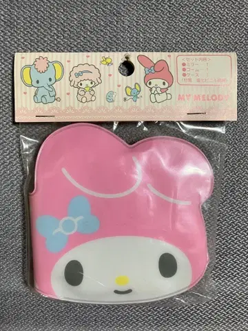 산리오 마이멜로디 거울 & 빗